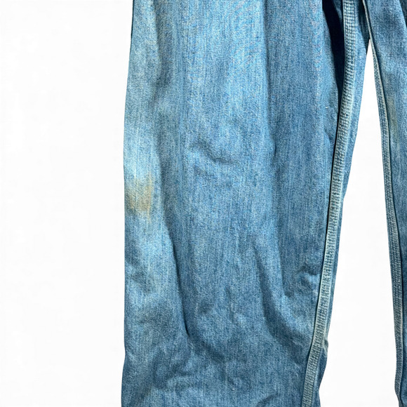 Vintage OshKosh BGosh Overalls Mens 34x30 Blue Denim Vestbak Sanforized USA 60s - Picture 11 of 15